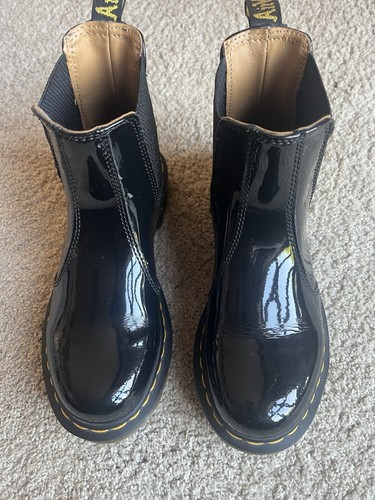 Martens patent boots size - size, 4