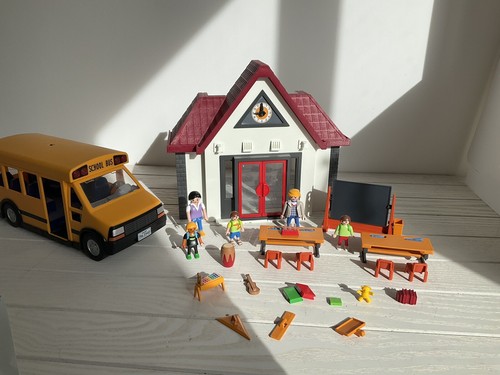 Playmobil school house - school,