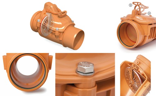 110mm non return - 110mm,