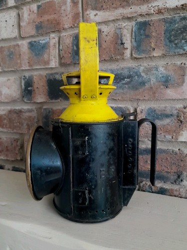 Antique railway t - br, lamp