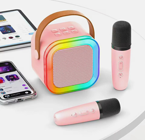 Pink portable bluetooth - portable,