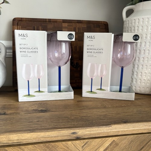 Home borosilicate wine - m&s,
