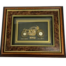 Norton Manx Motorcycle Framed