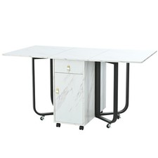 Folding drop leaf dining table - leaf,