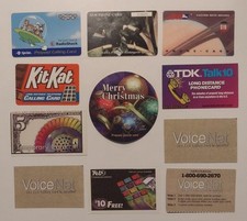 11 Vintage Expired Phone Cards Calling Cards Kit Kat Jetsons Bahama Parrot
