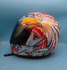 SUOMY SPEC1R AIRTRIX Extreme Eagle Full Face Motorcycle Helmet Sz S 6 3/4 7/8