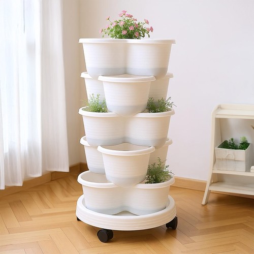 Tier strawberry planter - 5, trio