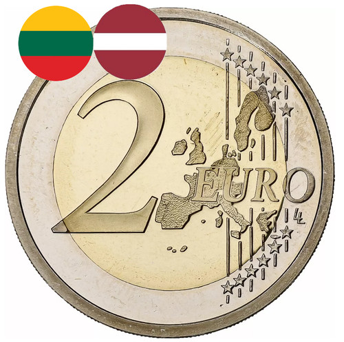 Unc euro commemorative coins - unc, 2