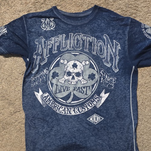 Affliction men blue live - affliction, men's
