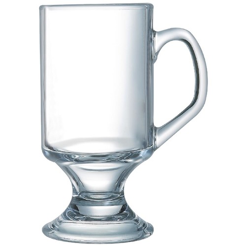 Arcoroc footed coffee mugs - footed,