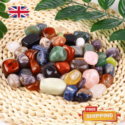100g natural tumbled - natural, stones