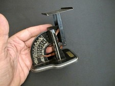 Unusual Small Vtg "GOLDSMITH BRASS" Postage Mail Scale Antique/Rare Postal Tool