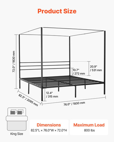 King size canopy - king,