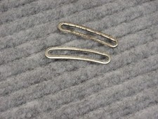 ELTON 20s 30s 40s Vtg Banjo Arm Rest Horseshoe Brackets Parts Nickel for Armrest