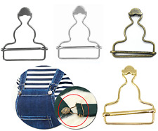 30/35/40mm Dungaree Buckle with Adjustable Slider Bar for Jacket Handbags Coats