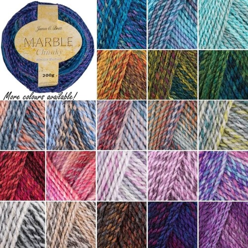 James brett marble chunky - c,