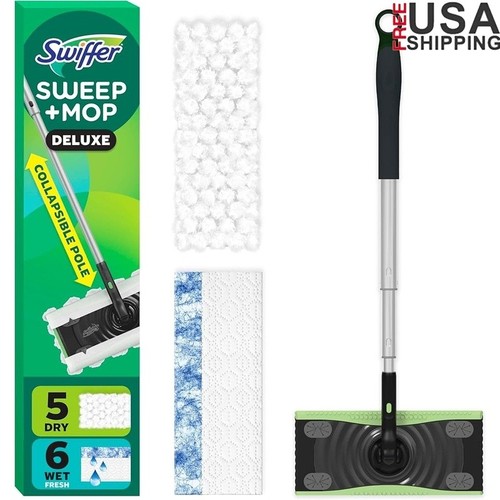 Sweep mop device - 2-in-1, &