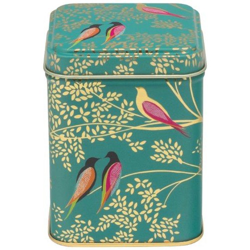 Sara miller storage tin green - storage,