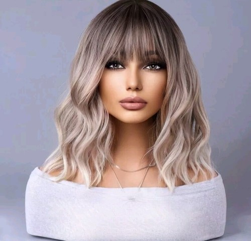 Platinum blonde wig - platinum, hair