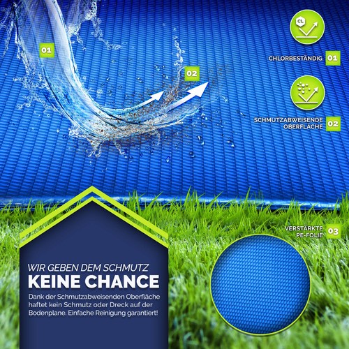 Durable pool ground cloth - durable,