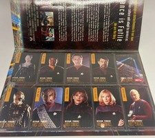 Rare Limited Edition Star Trek First Contact Telephone Phone Cards Set MINT