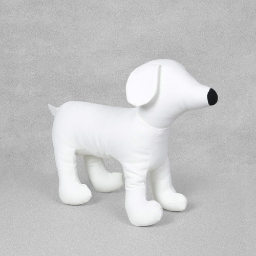 Fabric dog display - fabric, mannequin