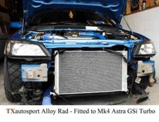 Zafira Astra G MK4 GSi Coupe SRi Turbo Alloy Uprated Radiator High Flow Performa