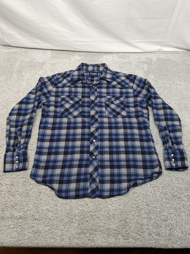 Wrangler western pearl snap - wrangler,