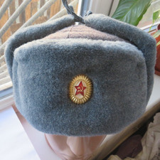 vintage Ushanka winter hat for