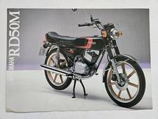 YAMAHA RD50M MOTORCYCLE SALES BROCHURE 1980