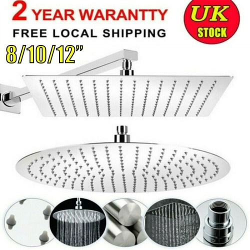 Square round rainfall shower - round,