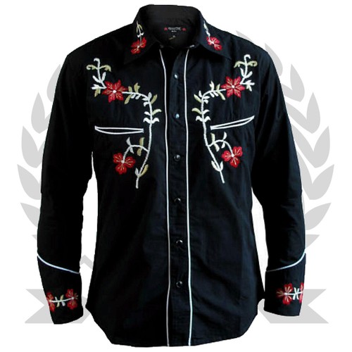 Relco floral cowboy shirt - floral,