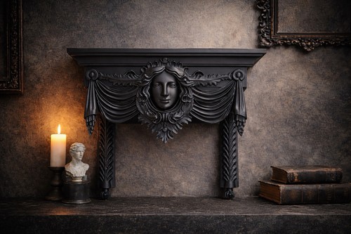 Gothic wall shelf - gothic,