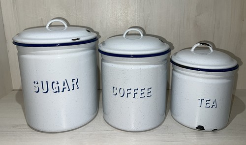 Pottery barn blue speckled - pottery,