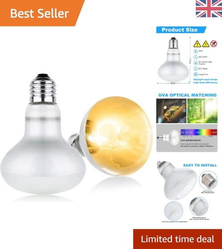 25w reptile heat lamp pack - reptile,