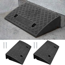 Heavy duty rubber ramp kerb - duty,