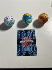 3 Bakugan Toy Figures Battle