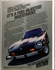 Datsun 280Z Vintage Print Ad -