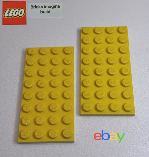Vintage lego yellow x 8 - 4,