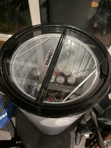 Cylinder fridge drinks cooler - drinks,