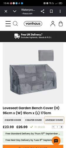 Vonhaus 22024 waterproof - vonhaus,