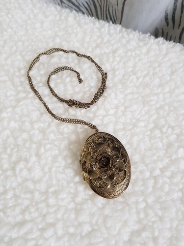 Vintage large locket - large, pendant