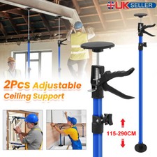 2 Pack Telescopic Drywall Plasterboard Builder Ceiling Support Props 115-290CM