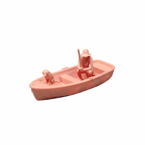 Painted model boat detailed - model,