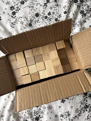 Wooden craft cubes 140 cube