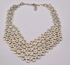 "TREATY" Silver Tone chainmail