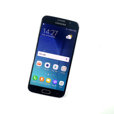 Samsung Galaxy S6 SM-G920F 32GB Black Sapphire Vodafone Hairline Crack Works 905