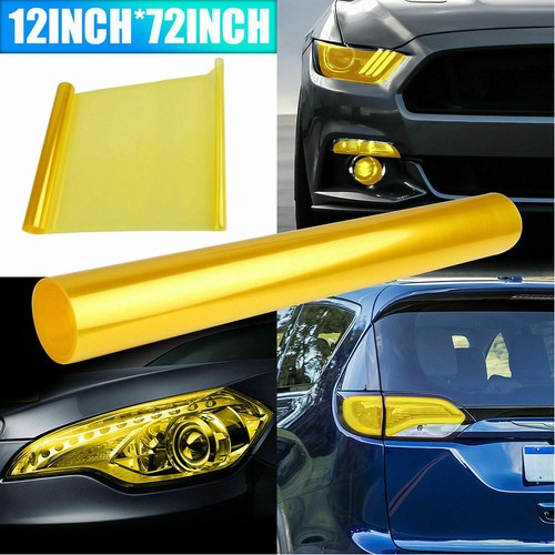 Yellow tint film - film, car