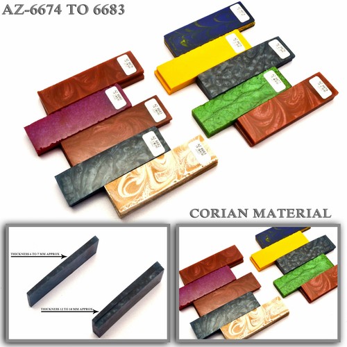 Corian knife handle blanks - corian,