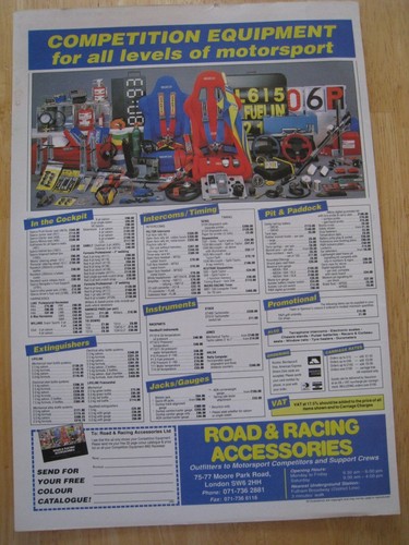Road racing accessories - road,